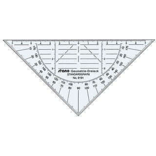 Biegsames Geo-Dreieck klein, 16cm