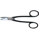 Goldschmiedeschere gebogen mit Scherengriff 180 mm