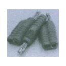 Büschelstecker 4 mm, mit axialer Buchse zum Aufste