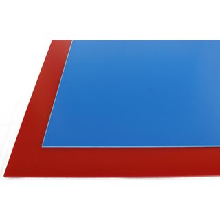 PS-Tafel, ungelocht, blau, 2 mm dick, 50x50cm