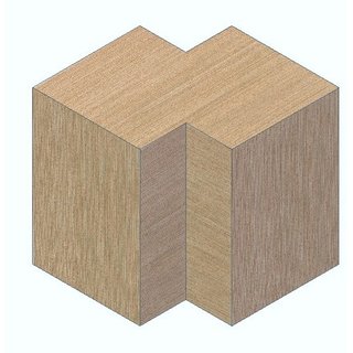 Würfel mit 2 Stufen