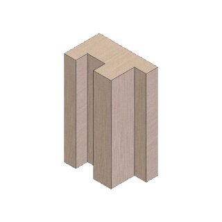 Quader mit Stufe und Nut 1 Klassensatz Holzkiste
