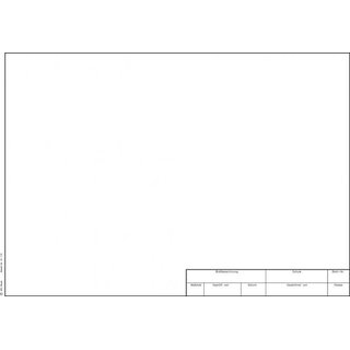 Zeichenpapier A3 mit Rand u. Schriftfeld 25 Blatt